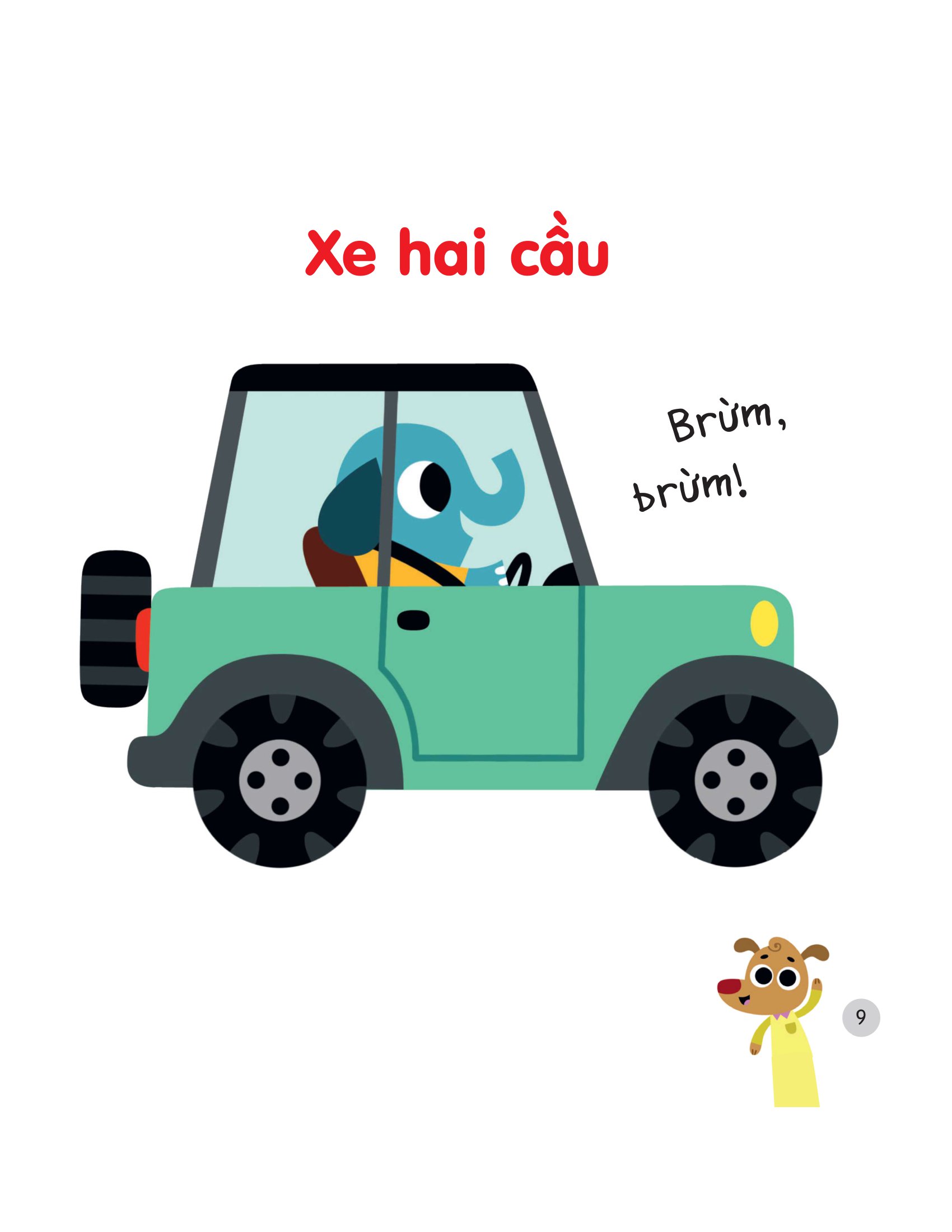 200 từ vựng mẹ cùng con học nói - các phương tiện giao thông ngộ nghĩnh