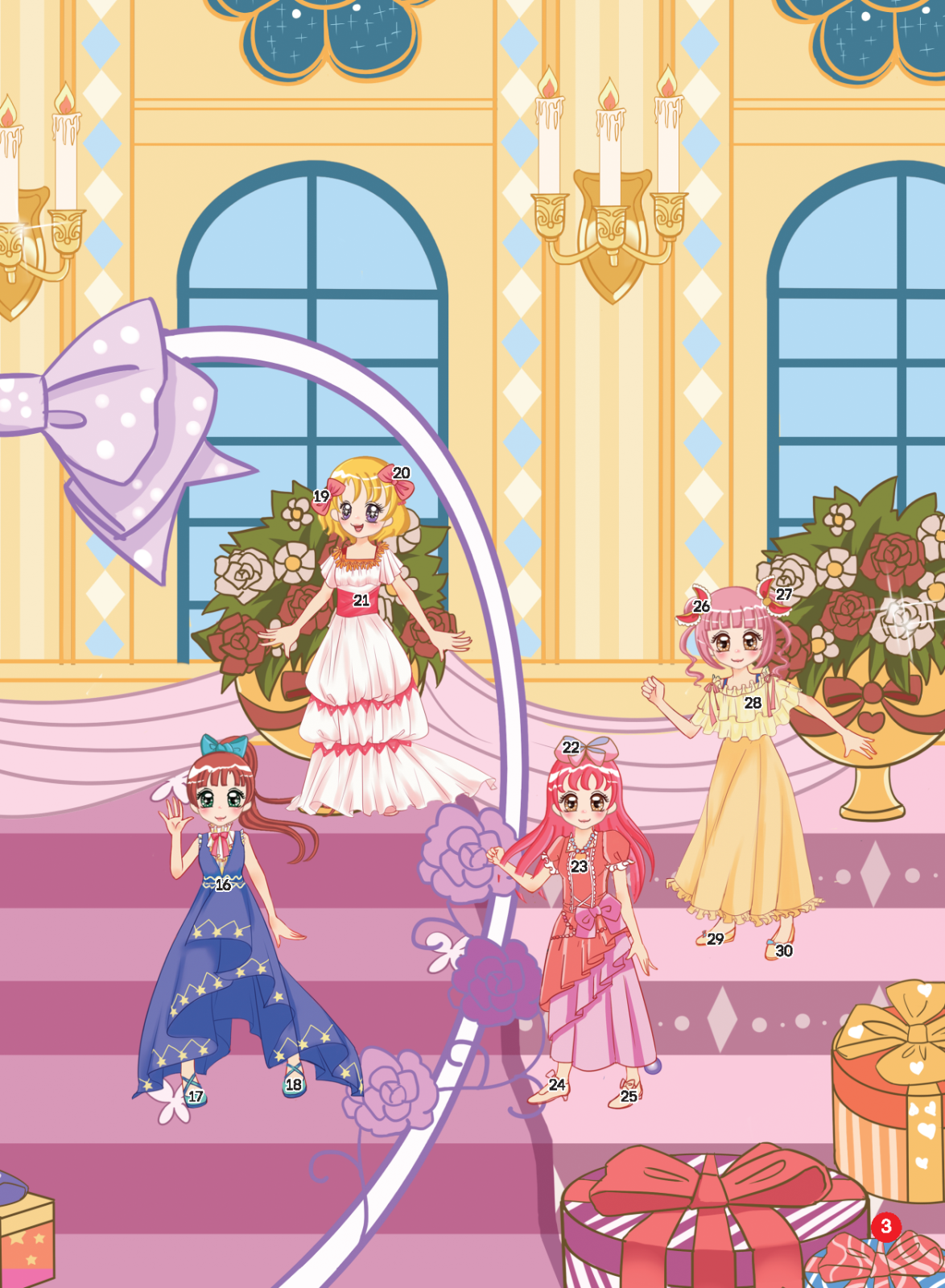 2000 hình dán trang phục công chúa - công chúa mộng mơ (tái bản)