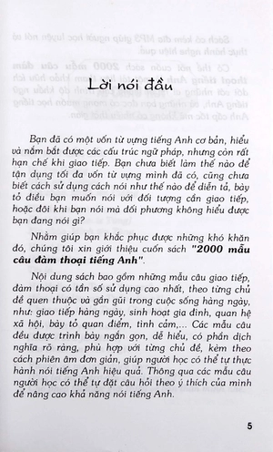 2000 mẫu câu đàm thoại tiếng anh