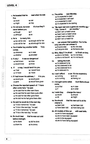 2000 tests advanced level (không cd)