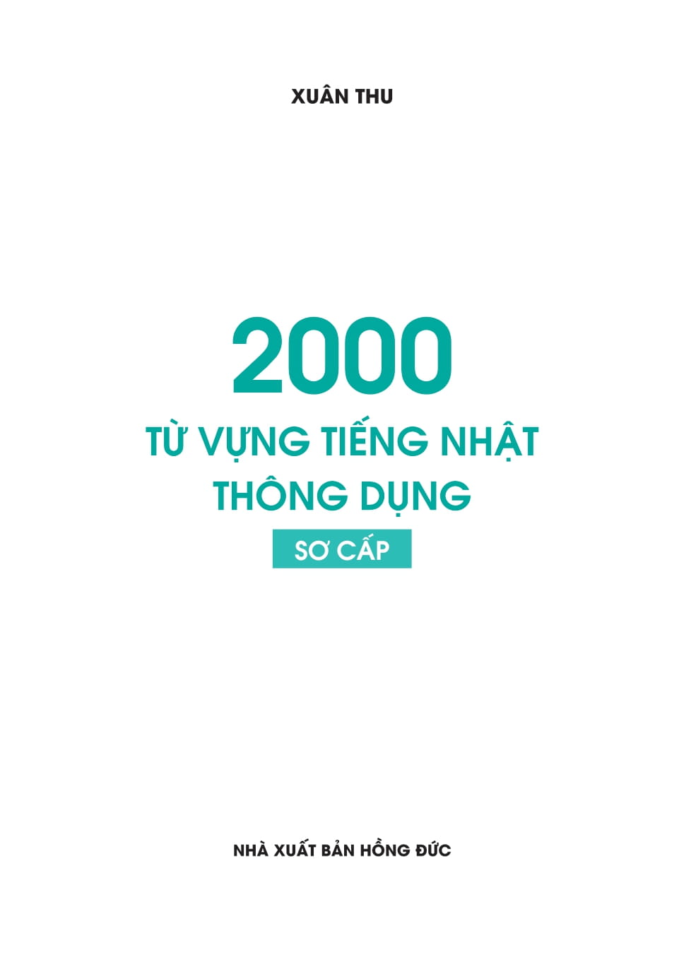 2000 Tu Vung Tieng Nhat Thong Dung - So Cap
