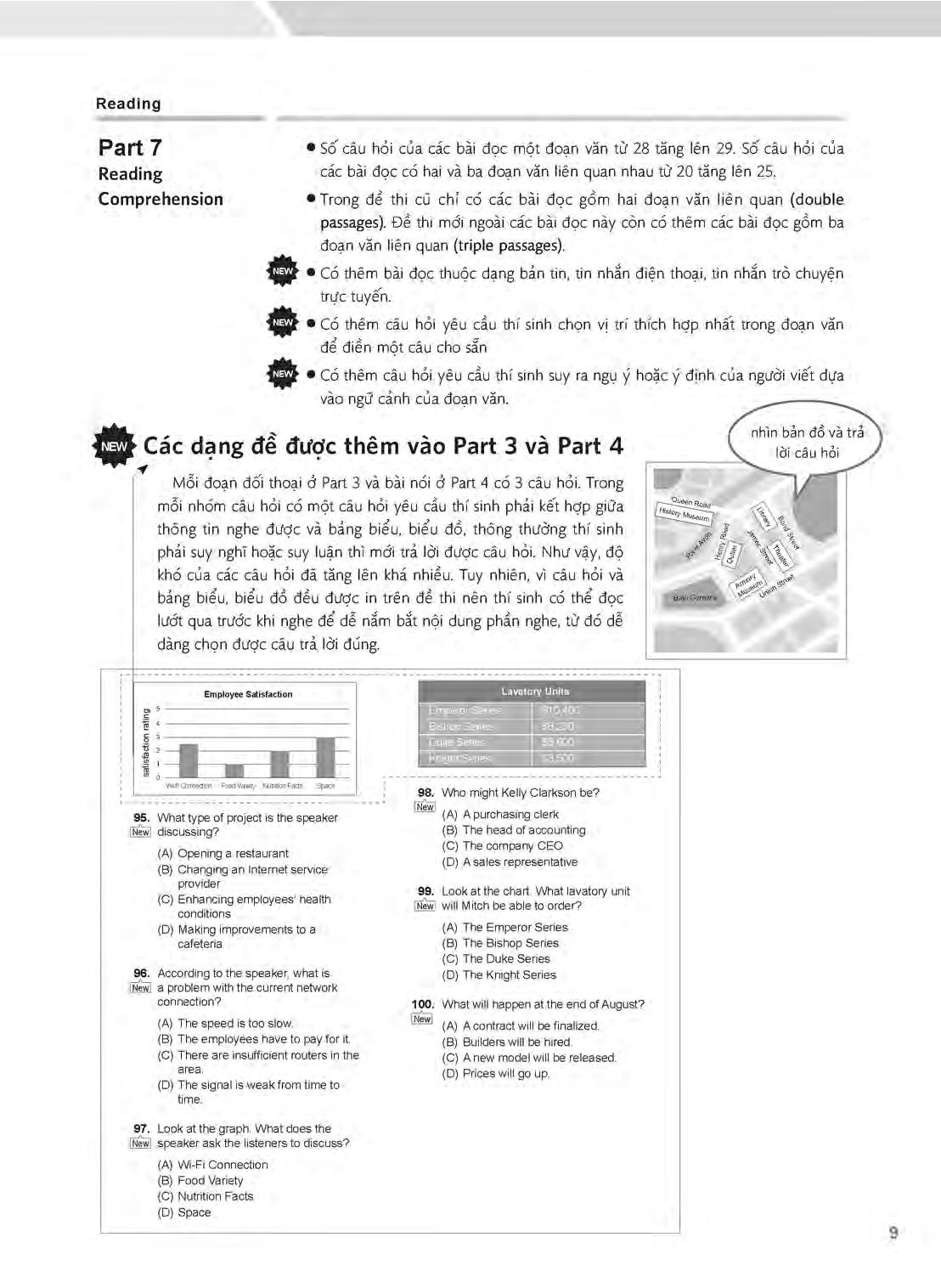 2019 toeic - 5 full simulation tests (bao gồm sách, scripts & answer key và đĩa mp3)