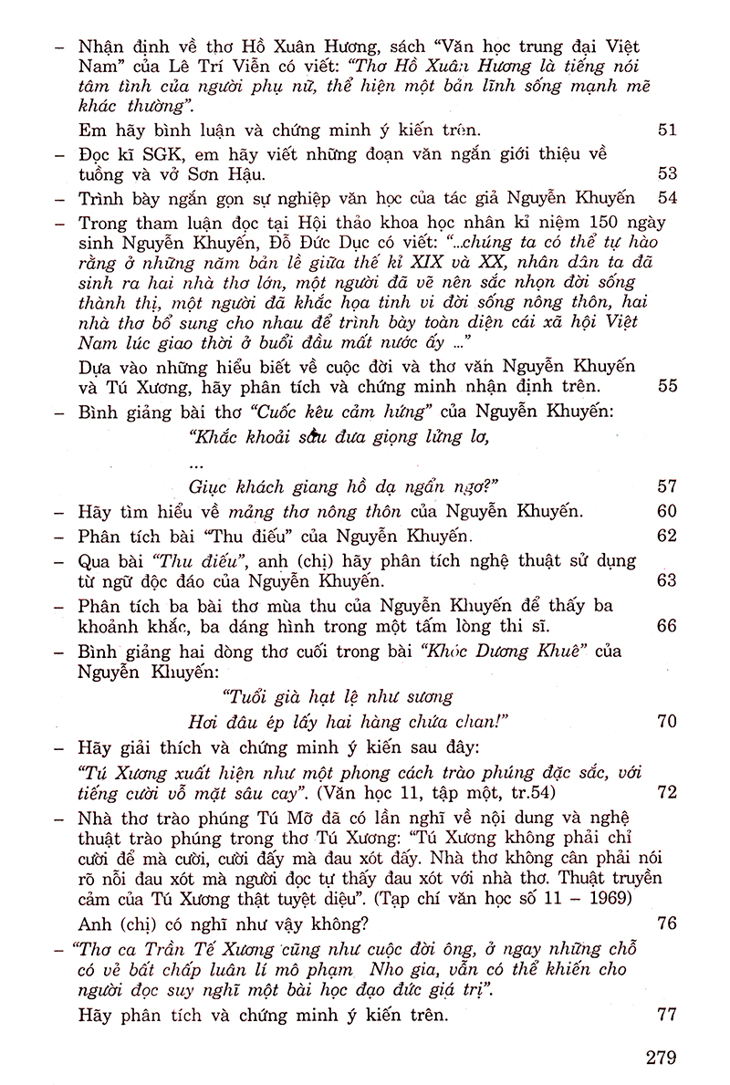 207 đề và bài văn hay 11