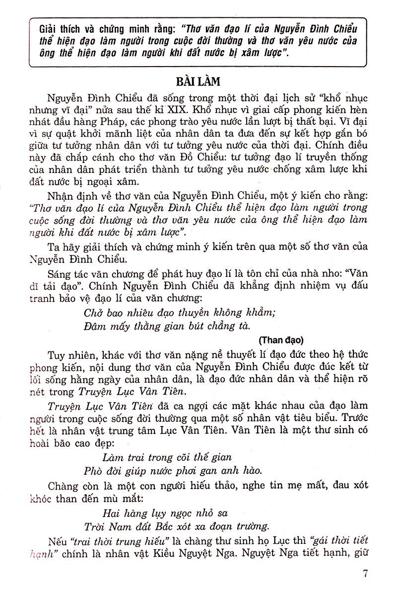 207 đề và bài văn hay 11