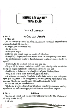 207 đề và bài văn hay 4 (theo chương trình giáo dục phổ thông mới)
