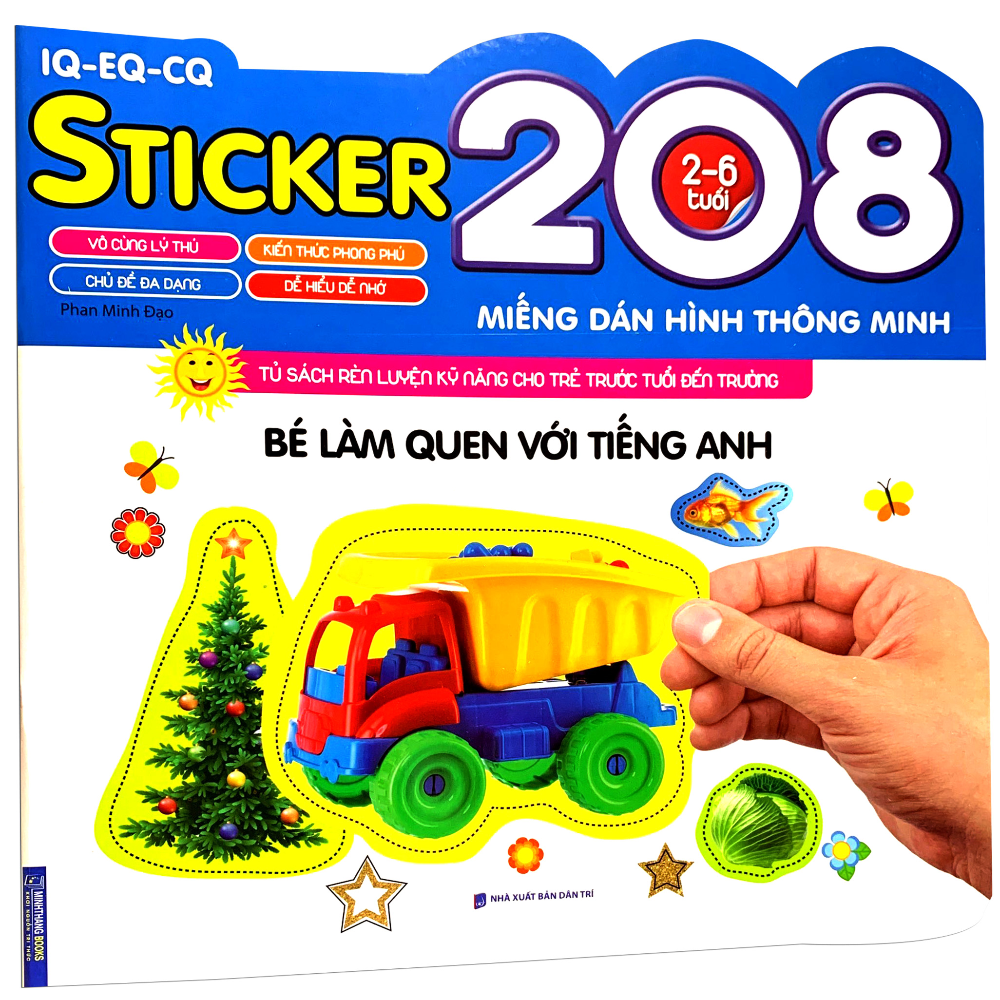 208 miếng dán hình thông minh - iq-eq-cq: bé làm quen với tiếng anh