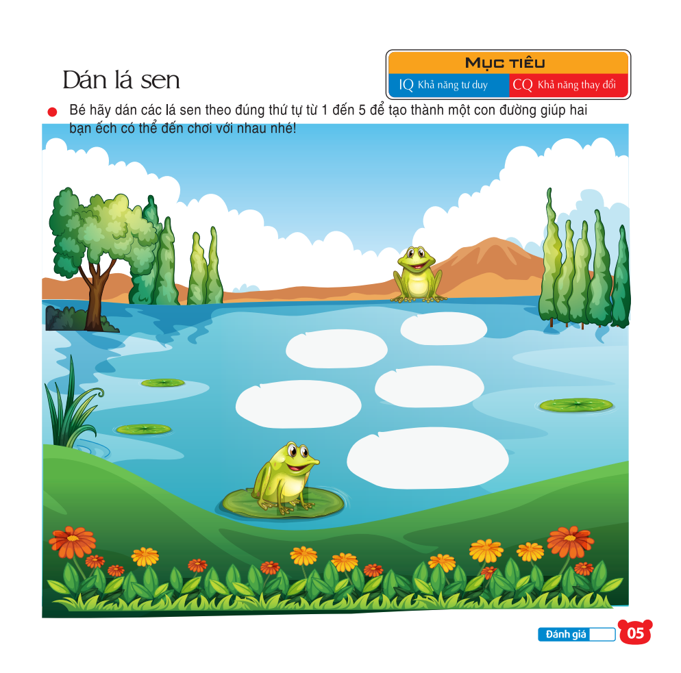 208 miếng dán hình thông minh - iq-eq-cq: chơi cùng các con số