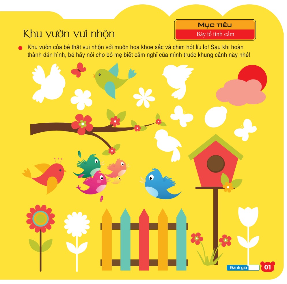 208 miếng dán hình thông minh - iq-eq-cq - cuộc sống muôn màu (tái bản)