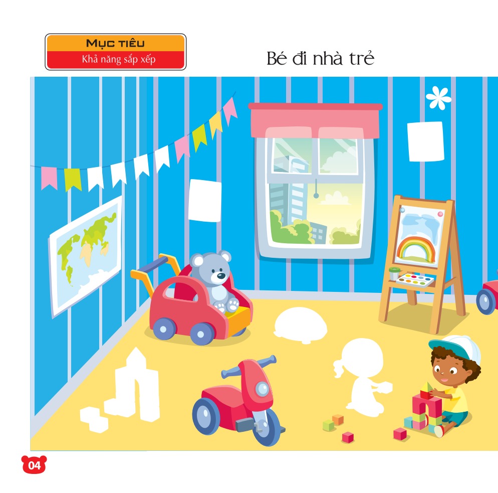 208 miếng dán hình thông minh - iq-eq-cq - cuộc sống muôn màu (tái bản)