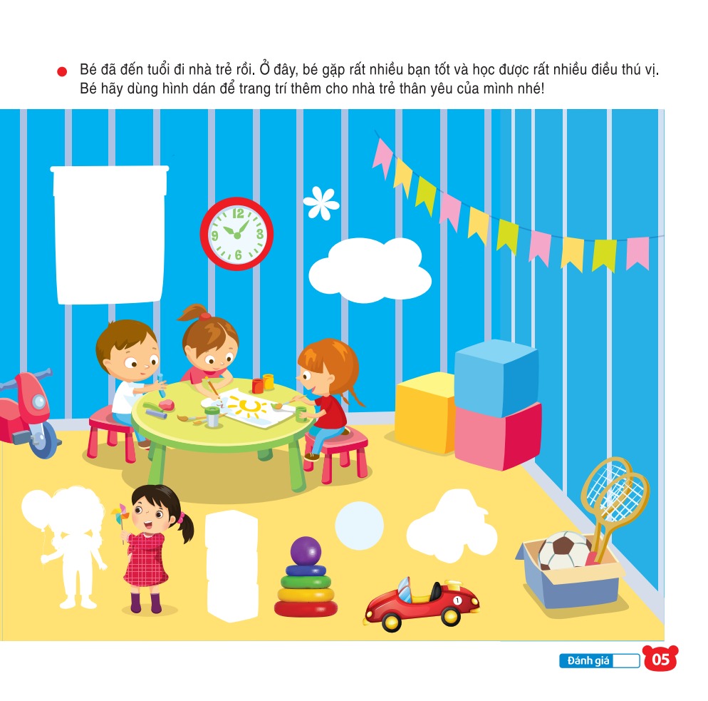 208 miếng dán hình thông minh - iq-eq-cq - cuộc sống muôn màu (tái bản)