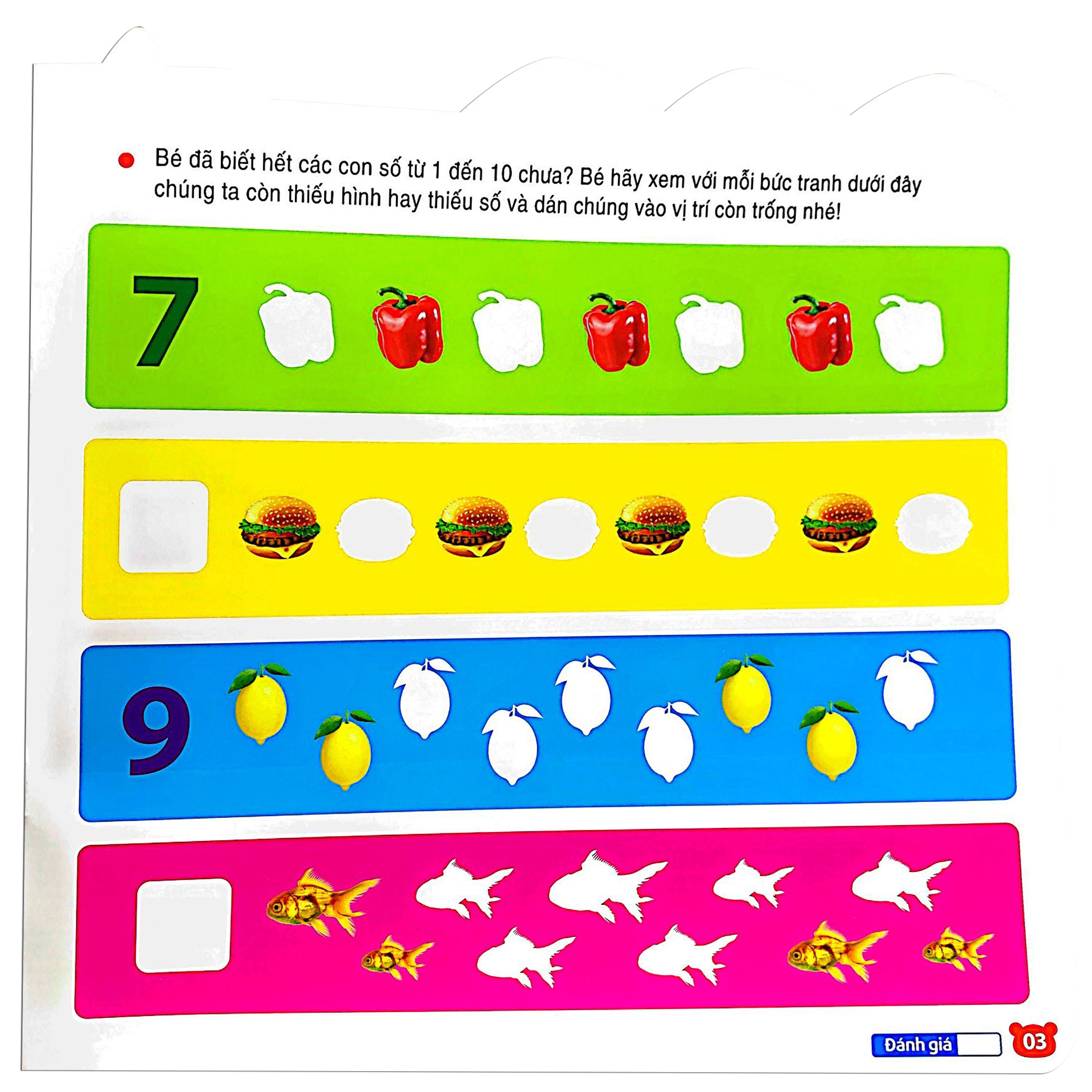 208 miếng dán hình thông minh - iq-eq-cq - thử tài bé yêu