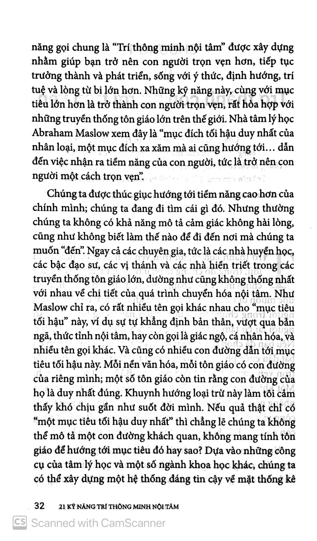 21 kỹ năng trí thông minh nội tâm