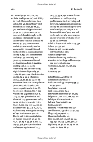 21 lessons for the 21st century