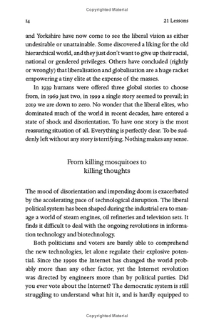 21 lessons for the 21st century