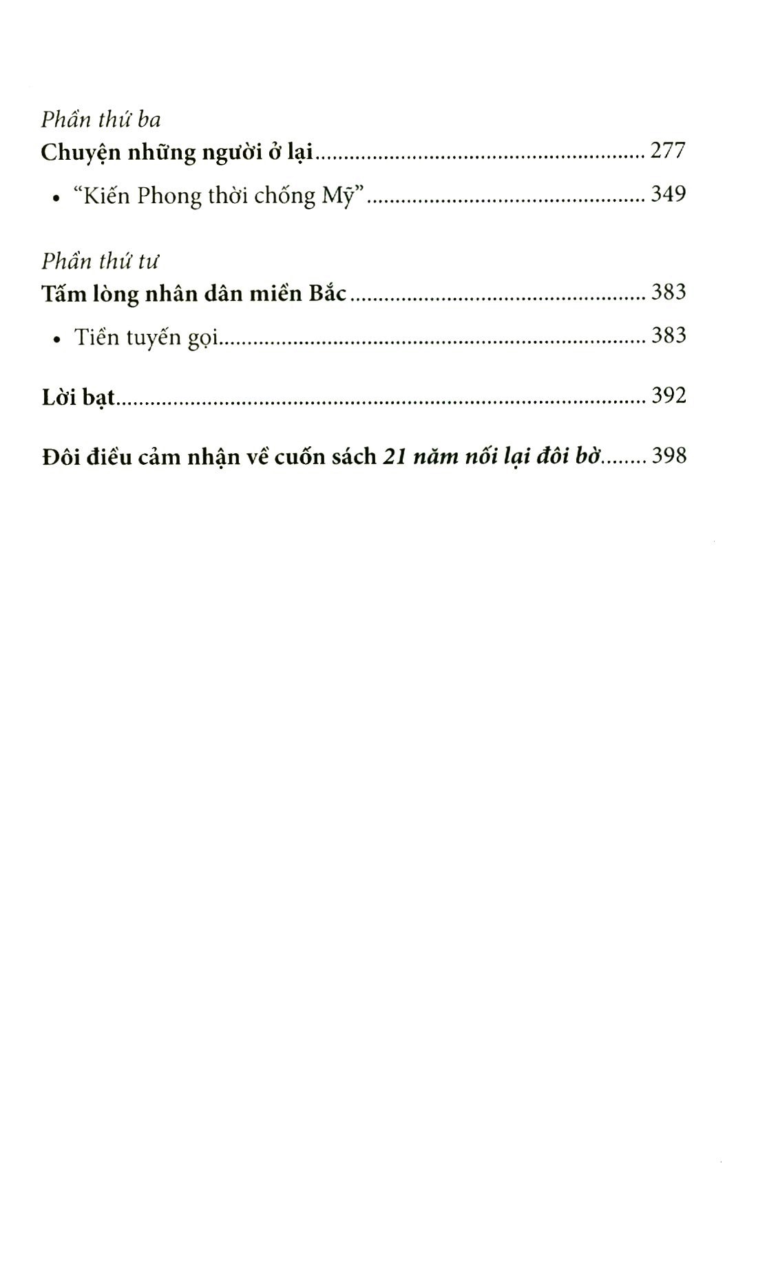 21 năm nối lại đôi bờ