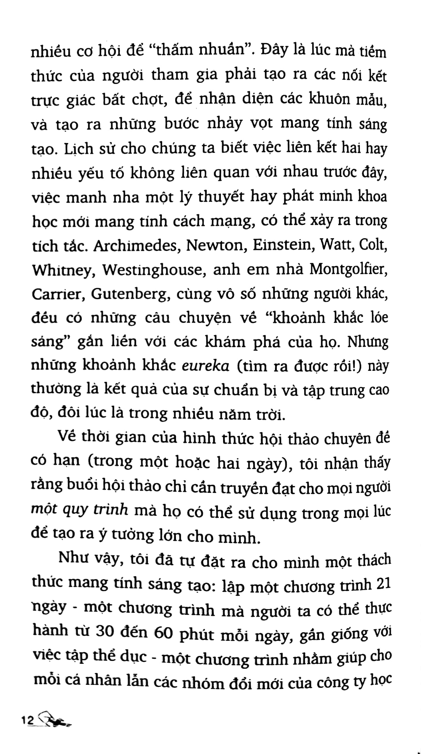 21 ngày cho một ý tưởng lớn