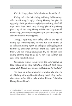 21 ngày định vị bản thân - nói không với sự trì hoãn
