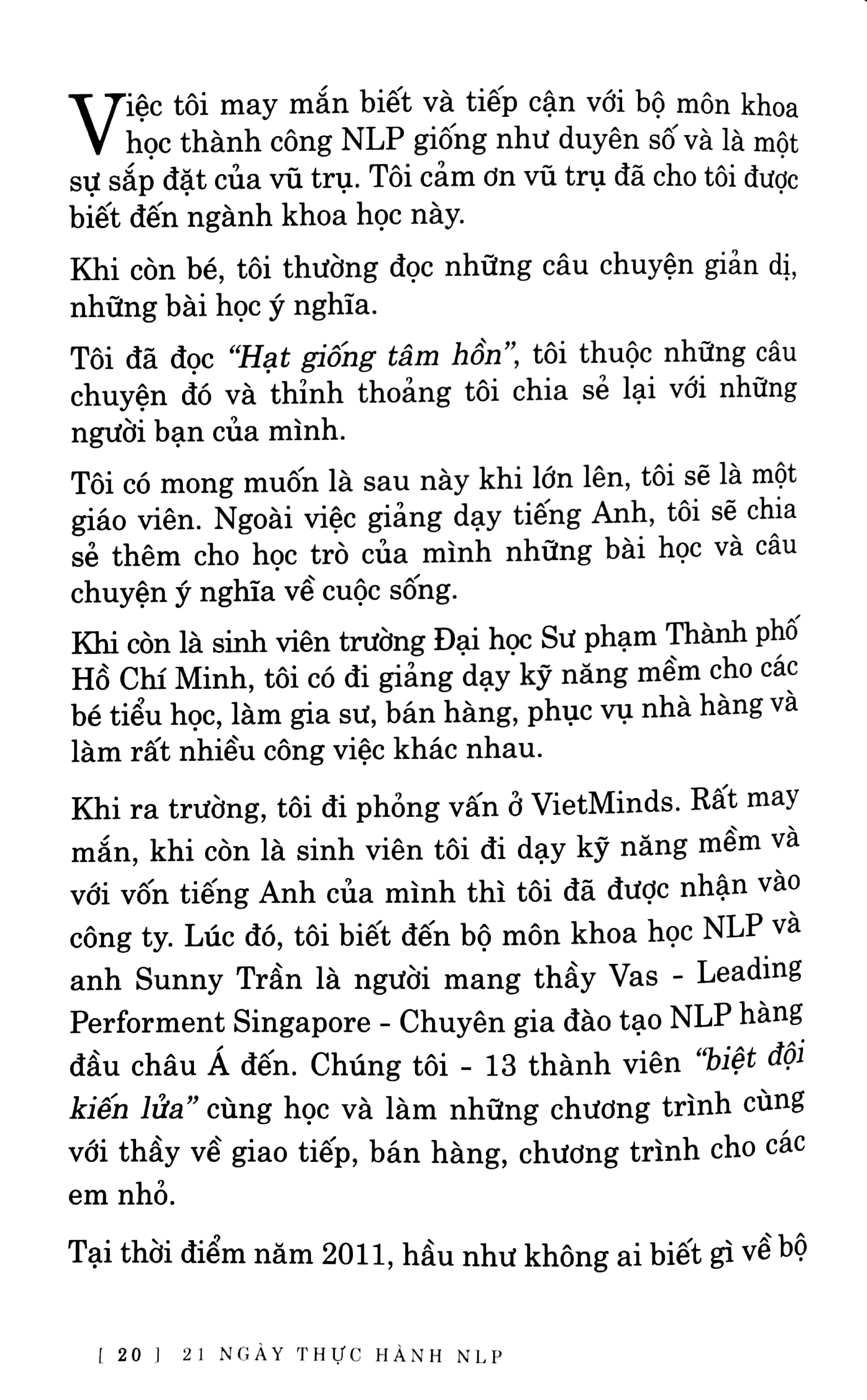 21 ngày thực hành nlp - thay đổi thói quen, xây dựng nền tảng để thành công(tái bản 2020)