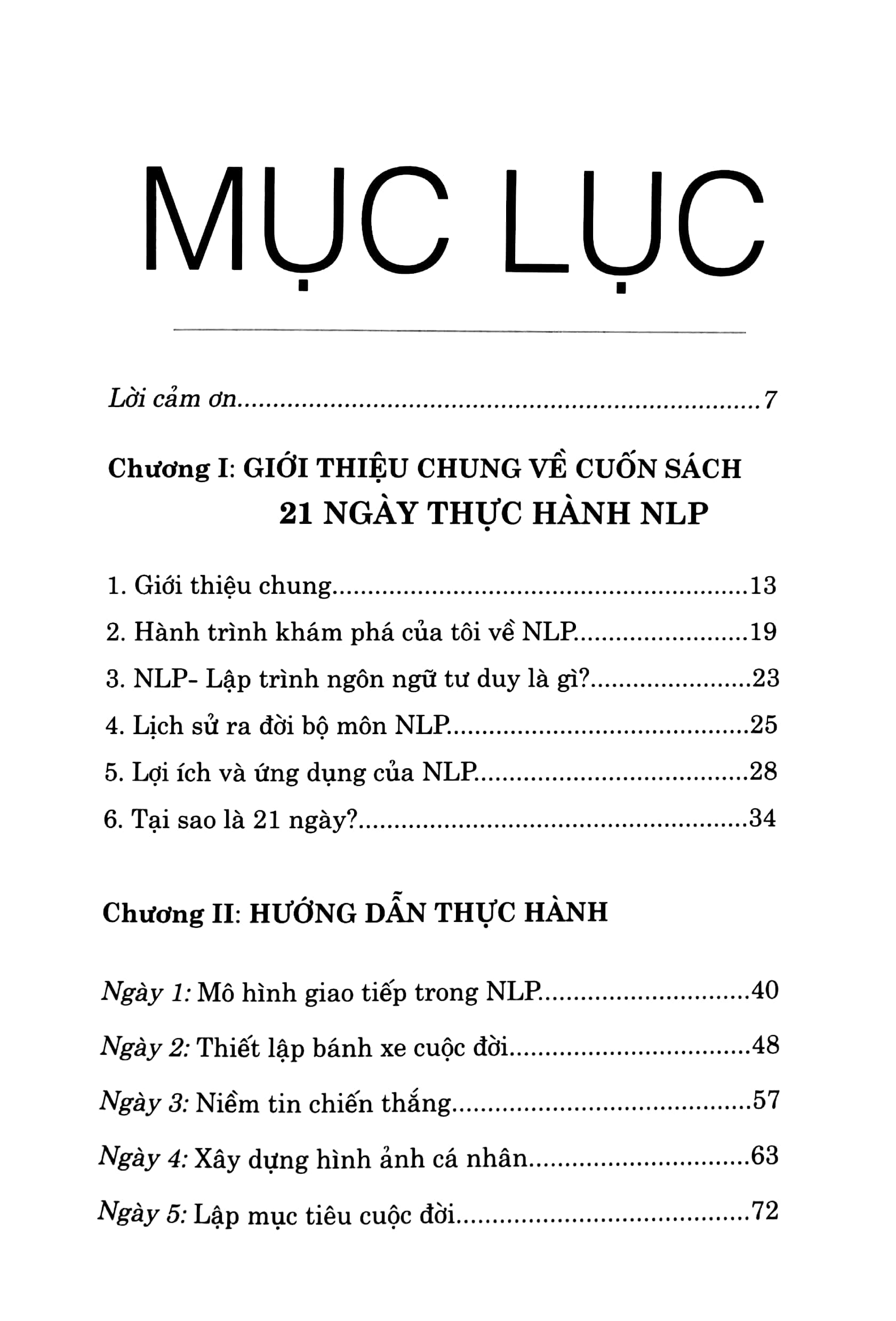 21 ngày thực hành nlp - thay đổi thói quen, xây dựng nền tảng để thành công(tái bản 2020)