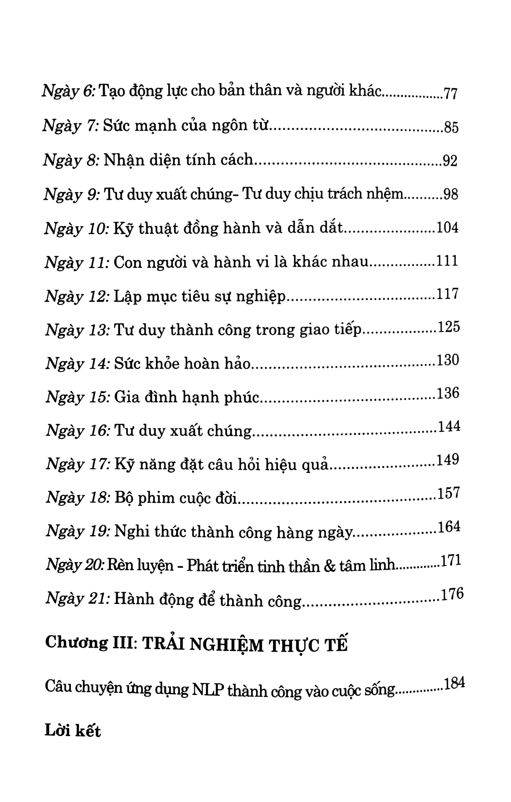 21 ngày thực hành nlp - thay đổi thói quen, xây dựng nền tảng để thành công(tái bản 2020)