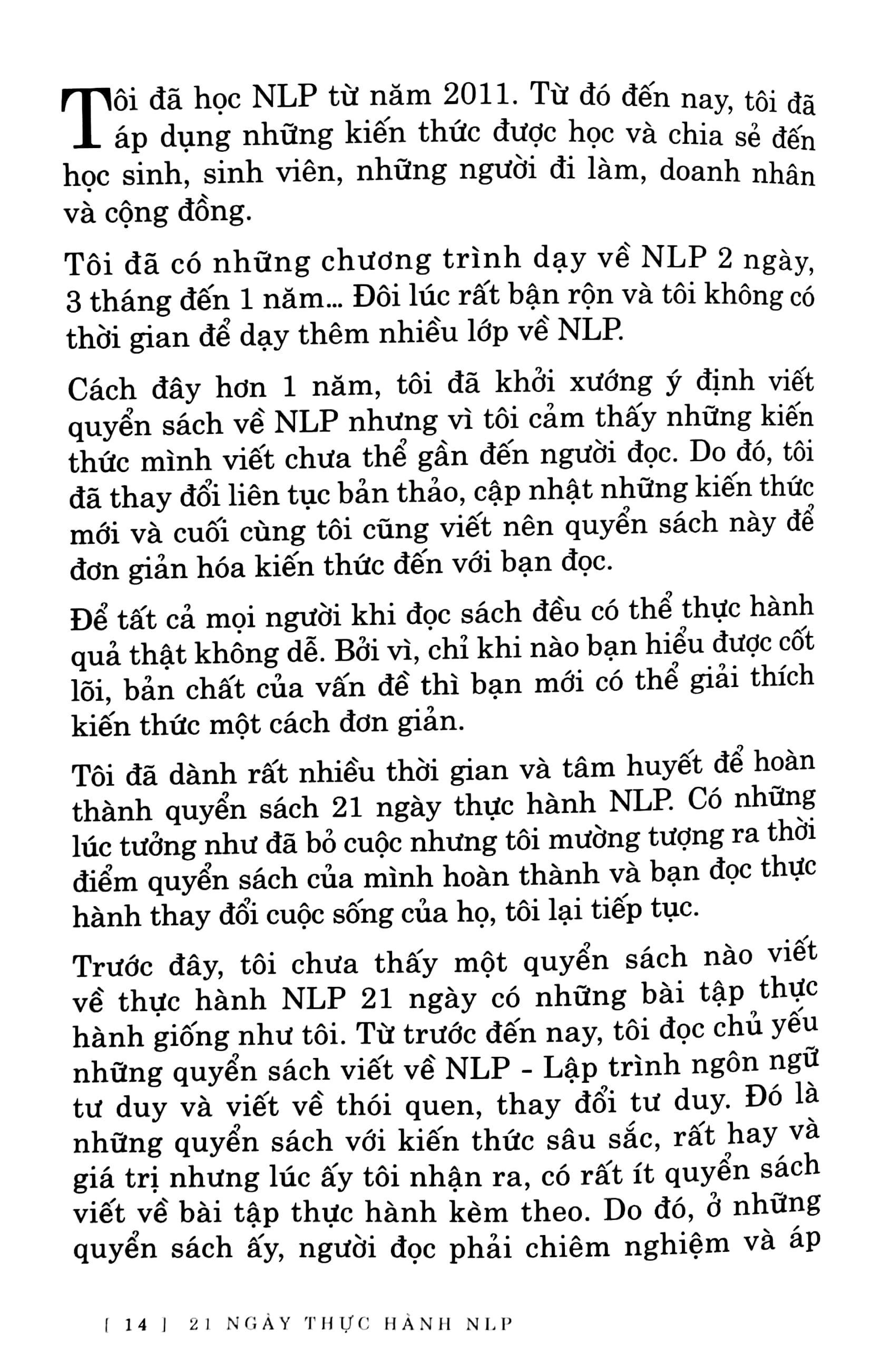 21 ngày thực hành nlp - thay đổi thói quen, xây dựng nền tảng để thành công(tái bản 2020)
