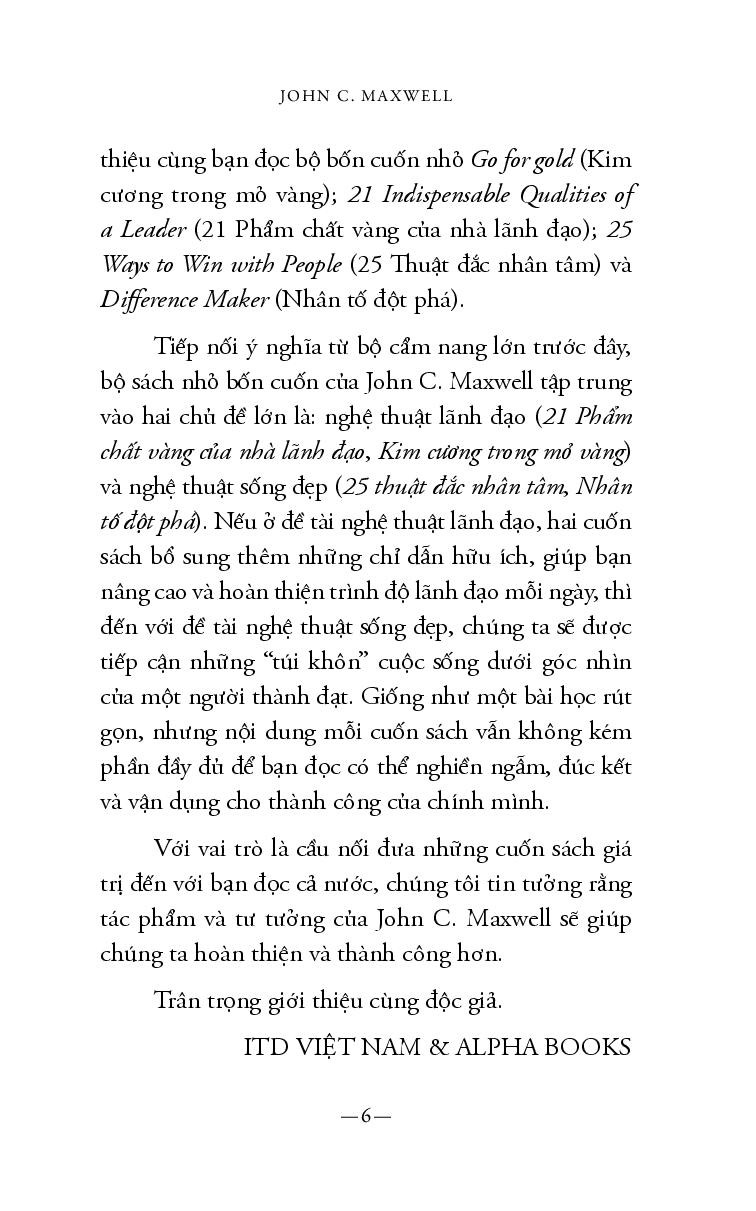 21 phẩm chất vàng của nhà lãnh đạo (tái bản)