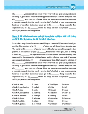 222 bài luyện tập điền từ tiếng anh