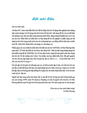 222 bài luyện tập điền từ tiếng anh