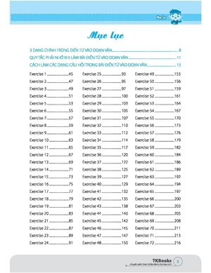 222 bài luyện tập điền từ tiếng anh