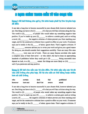 222 bài luyện tập điền từ tiếng anh