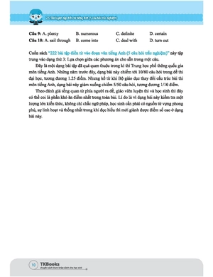 222 bài luyện tập điền từ tiếng anh