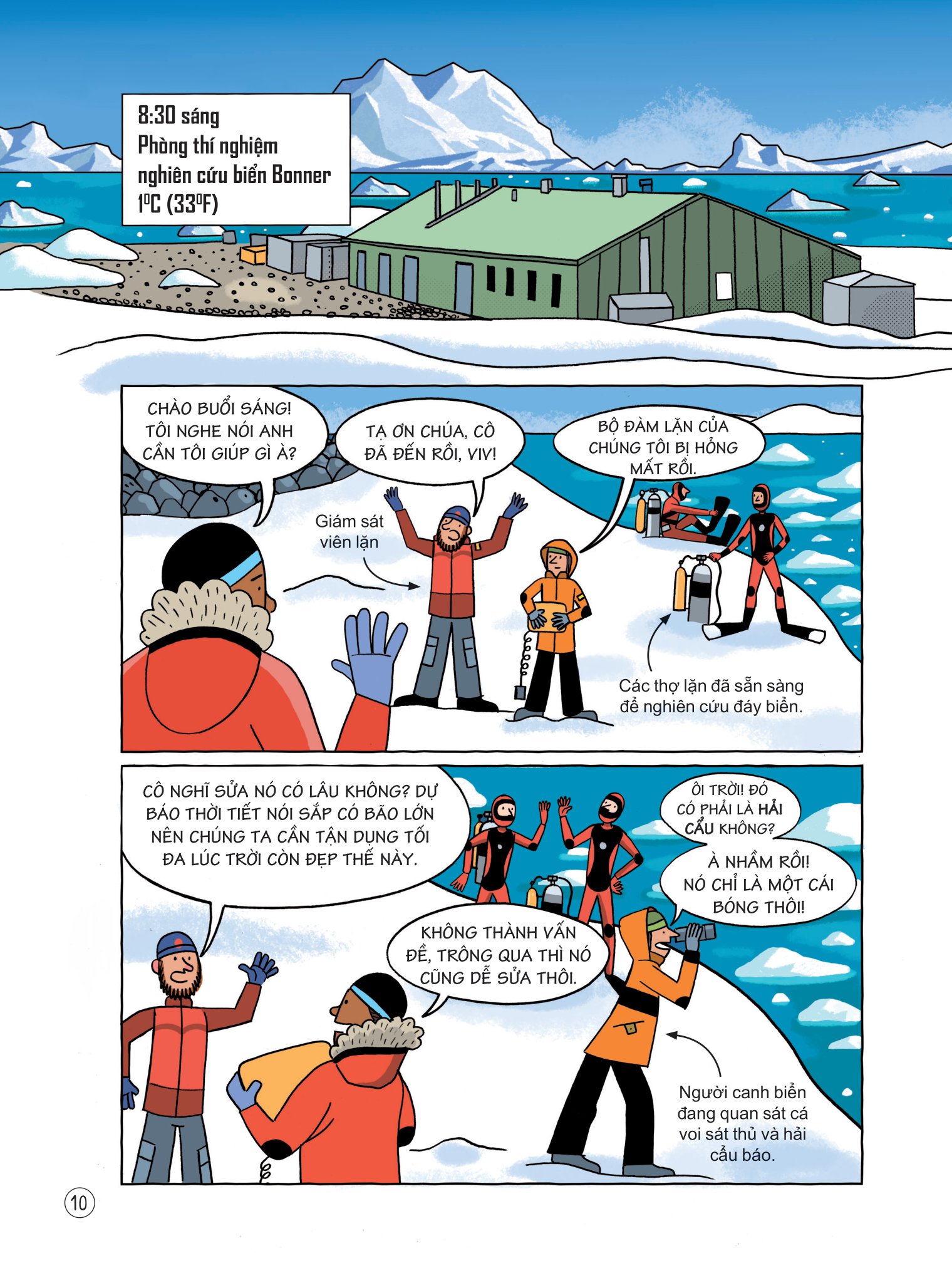 24 giờ ở nam cực