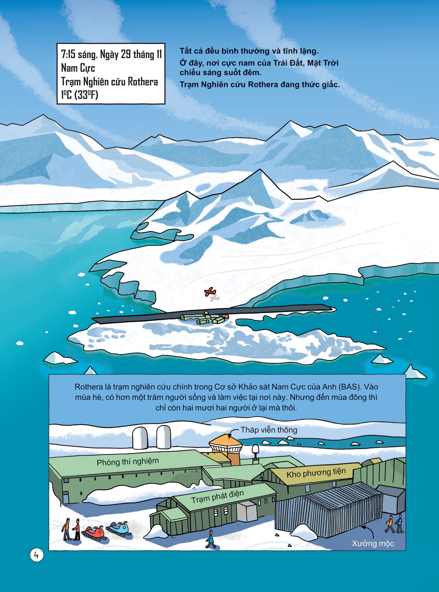 24 giờ ở nam cực