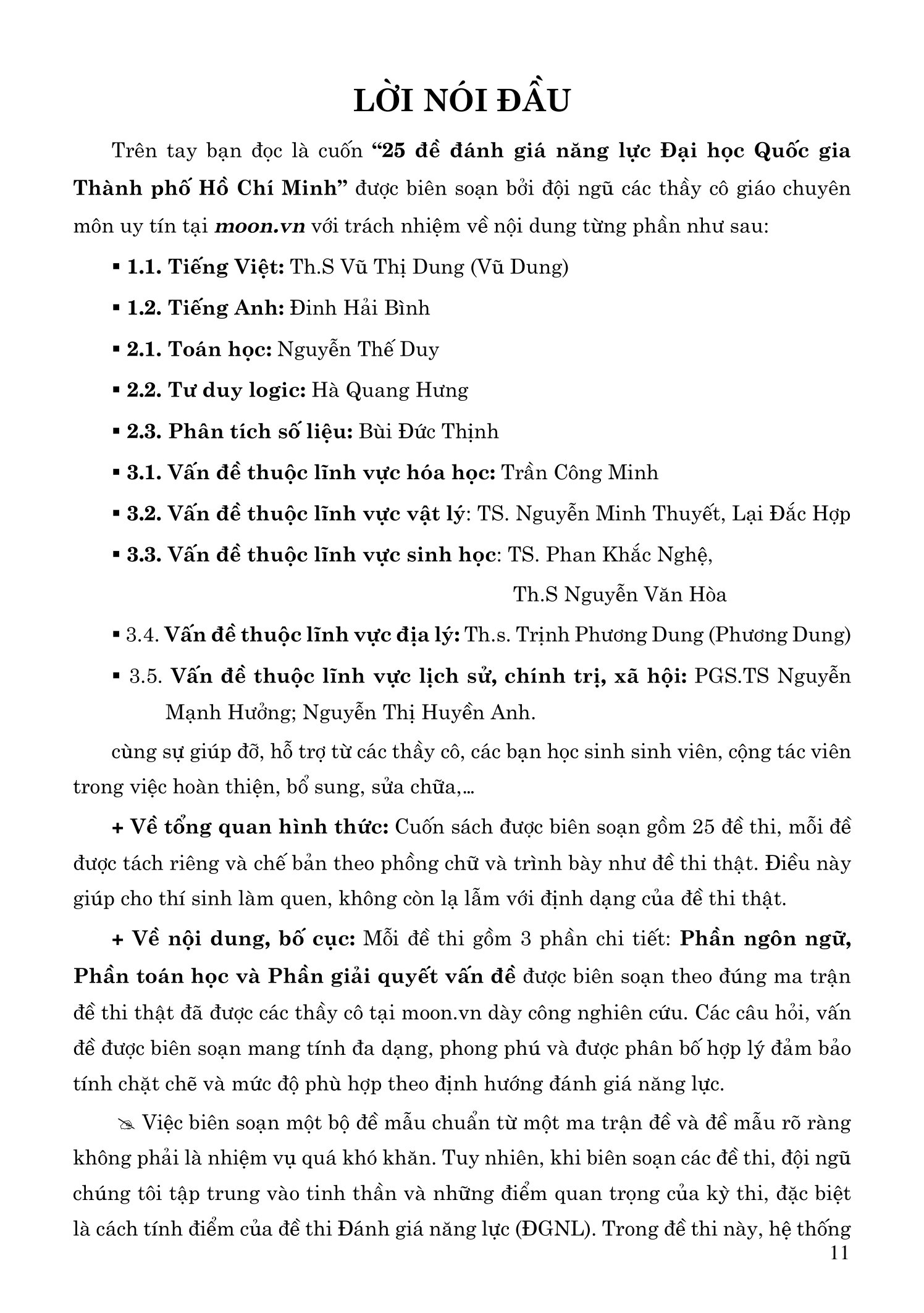 25 De Danh Gia Nang Luc Dai Hoc Quoc Gia Tp. Ho Chi Minh