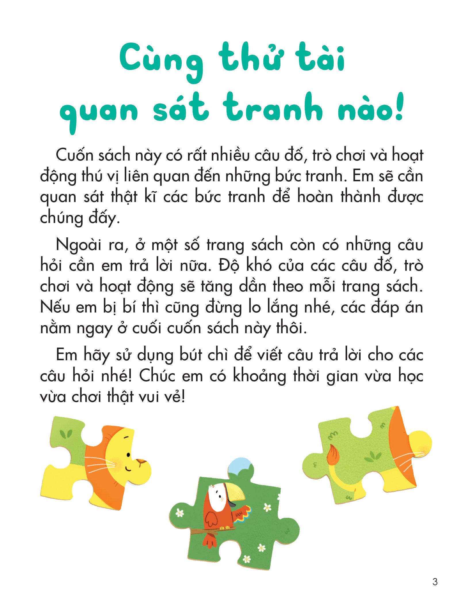 25++ hoạt động rèn luyện trí sáng tạo và tư duy cho trẻ - thử tài quan sát tranh