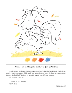 25++ hoạt động rèn luyện trí sáng tạo và tư duy cho trẻ -tô màu theo ký hiệu