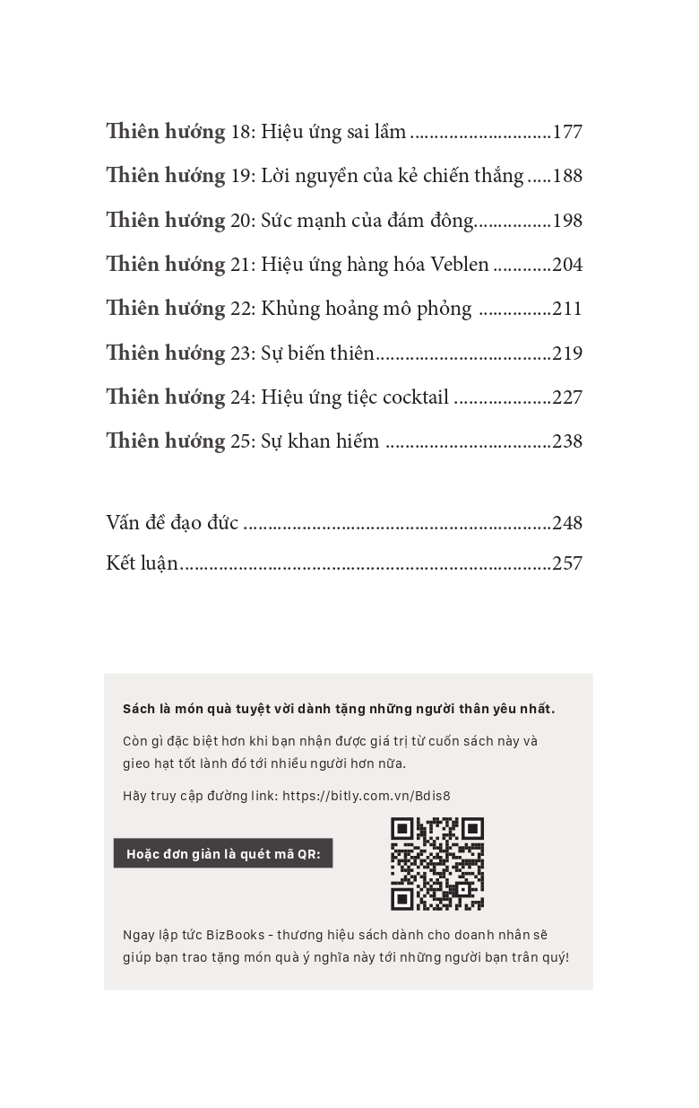 25 thiên hướng hành vi ảnh hưởng đến quyết định mua hàng