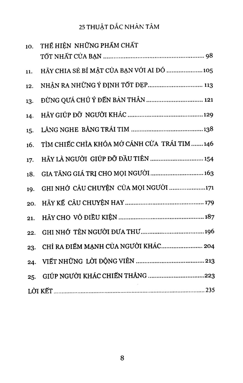 25 thuật đắc nhân tâm (tái bản 2022)