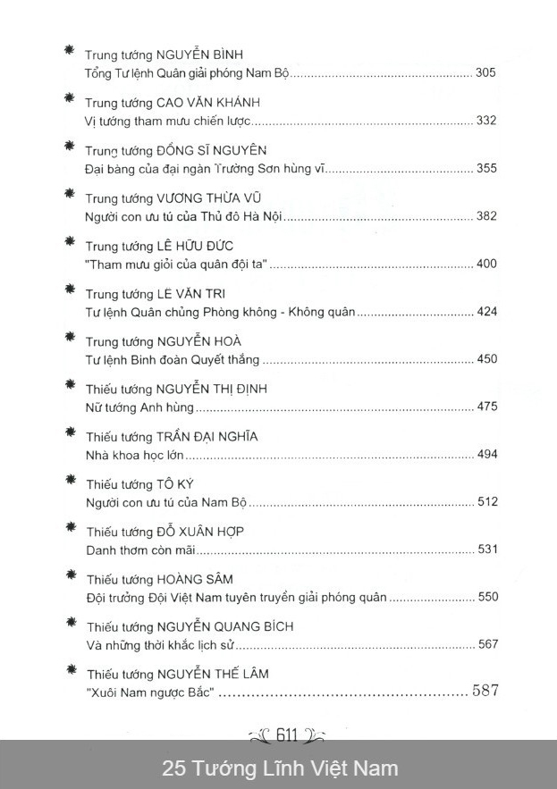 25 tướng lĩnh việt nam (tái bản 2024)