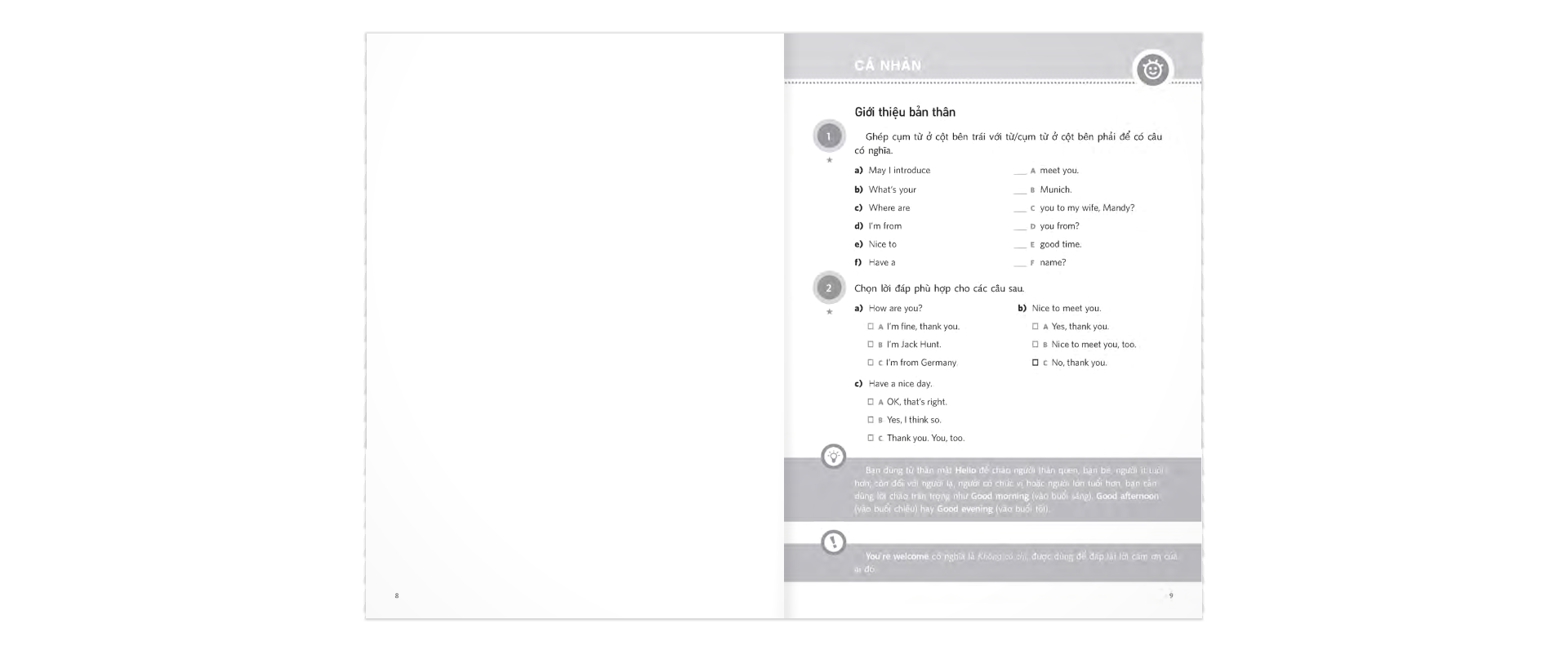 250 bài tập từ vựng tiếng anh - trình độ sơ cấp và trung cấp