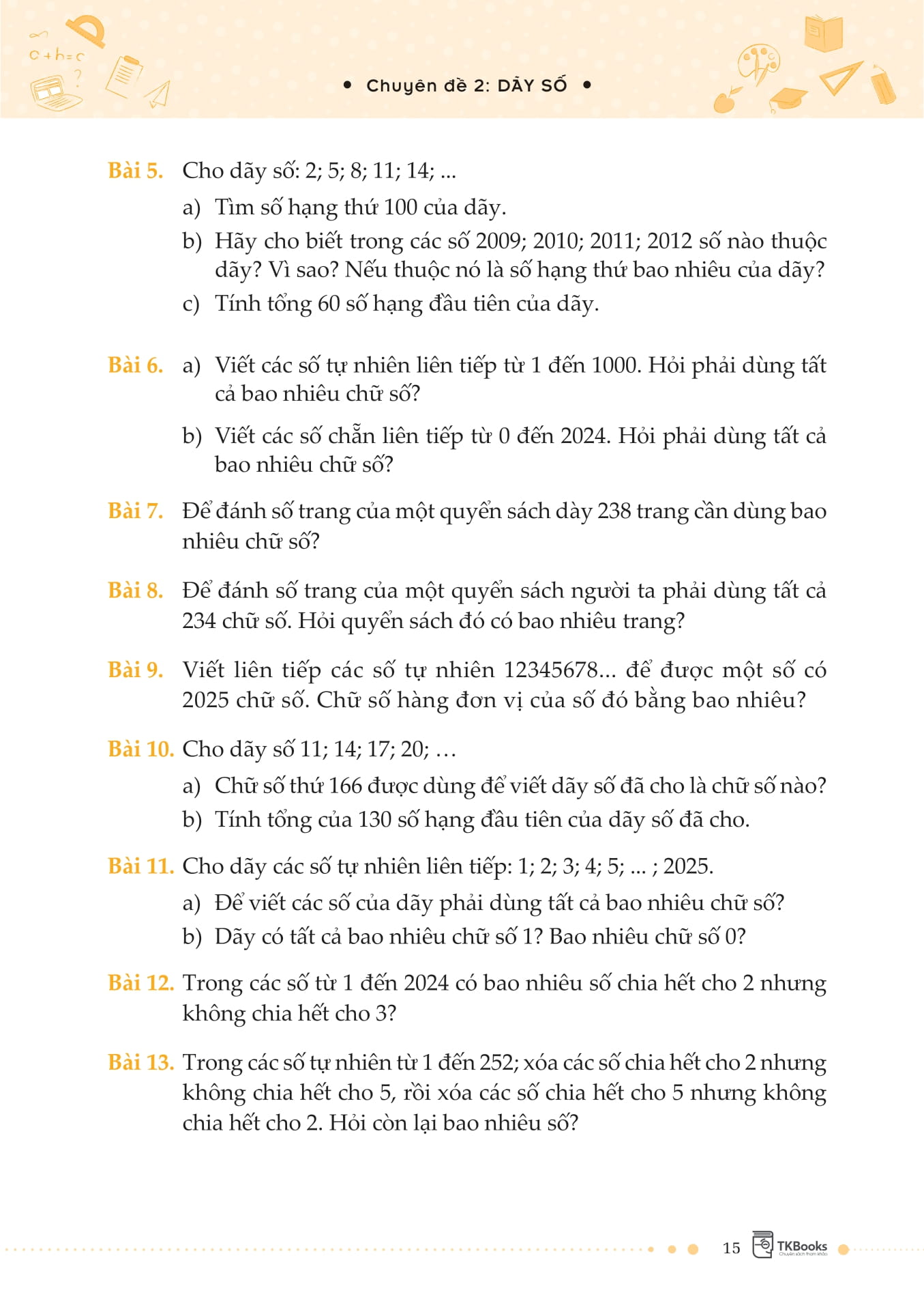 250+ bài toán chọn lọc lớp 5