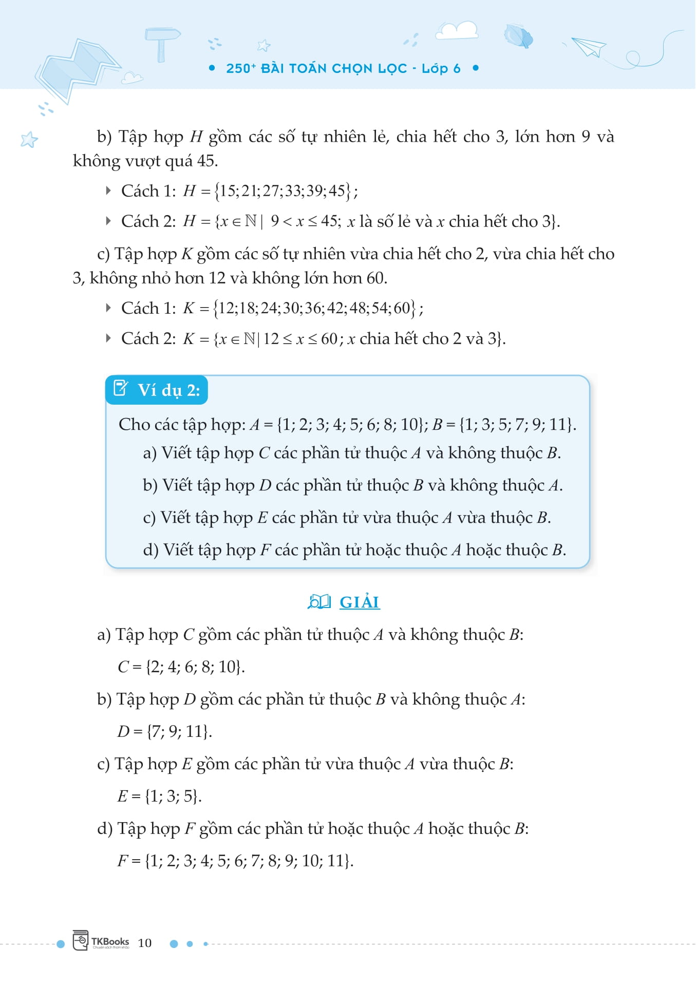 250+ Bai Toan Chon Loc Lop 6