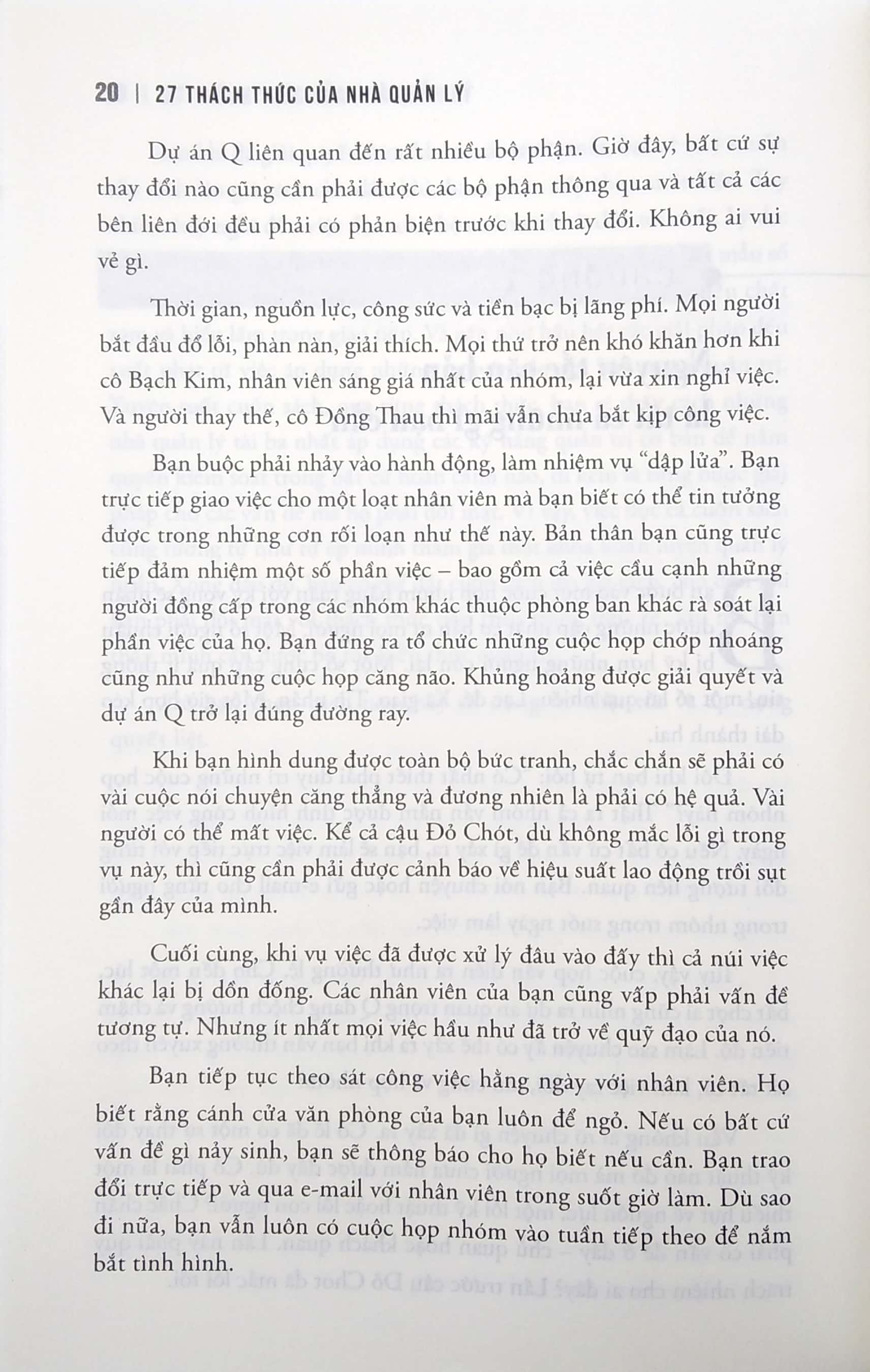 27 thách thức của nhà quản lý