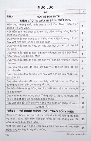 270 đề và bài làm văn mẫu 3