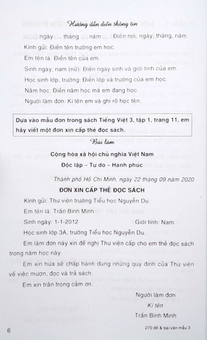 270 đề và bài làm văn mẫu 3