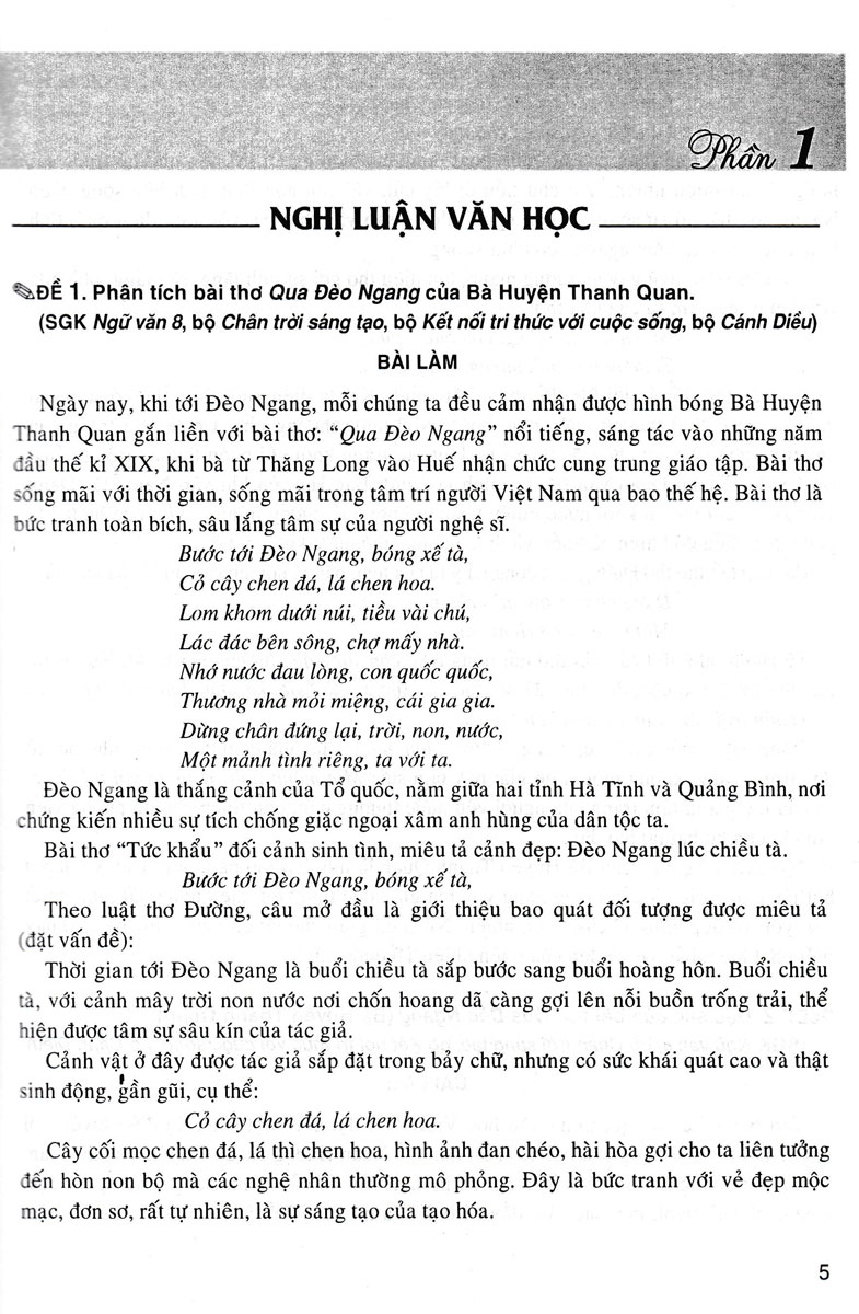 270 đề và bài văn hay 8 (dùng chung cho các bộ sgk hiện hành)