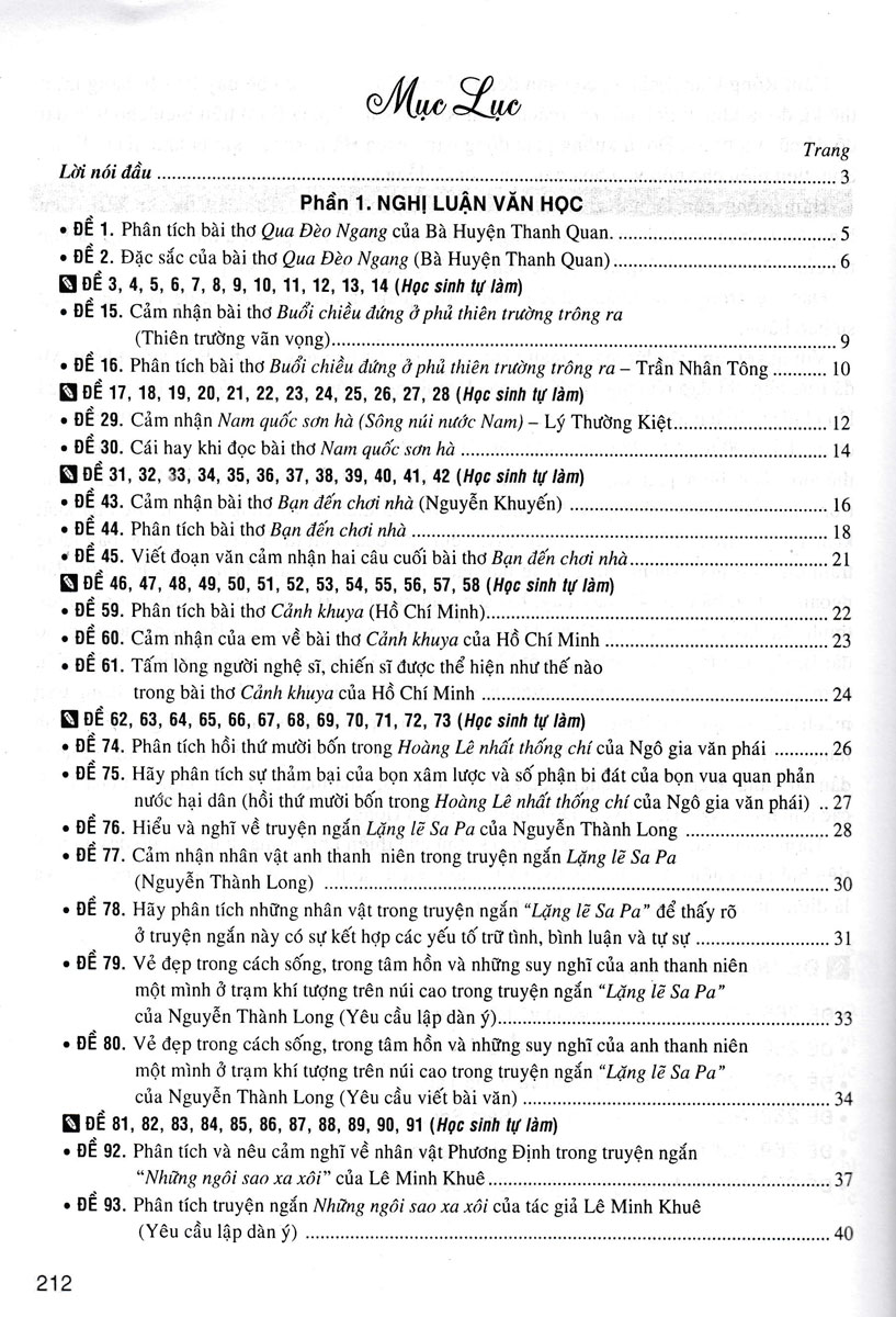 270 đề và bài văn hay 8 (dùng chung cho các bộ sgk hiện hành)