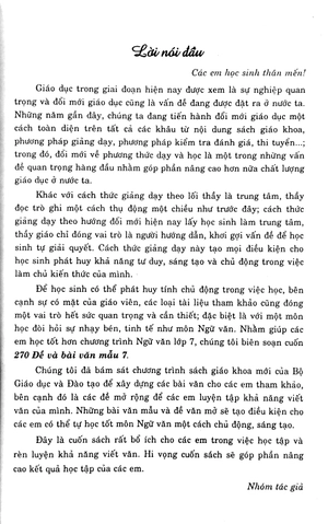 270 đề và bài văn mẫu 7