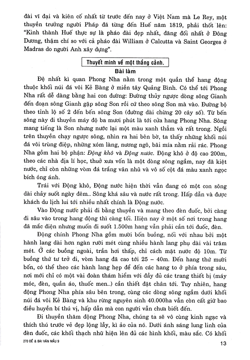 270 đề và văn mẫu 9