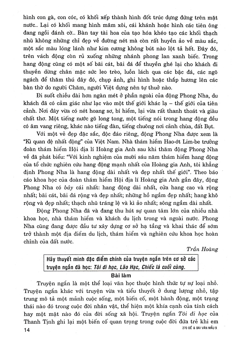 270 đề và văn mẫu 9